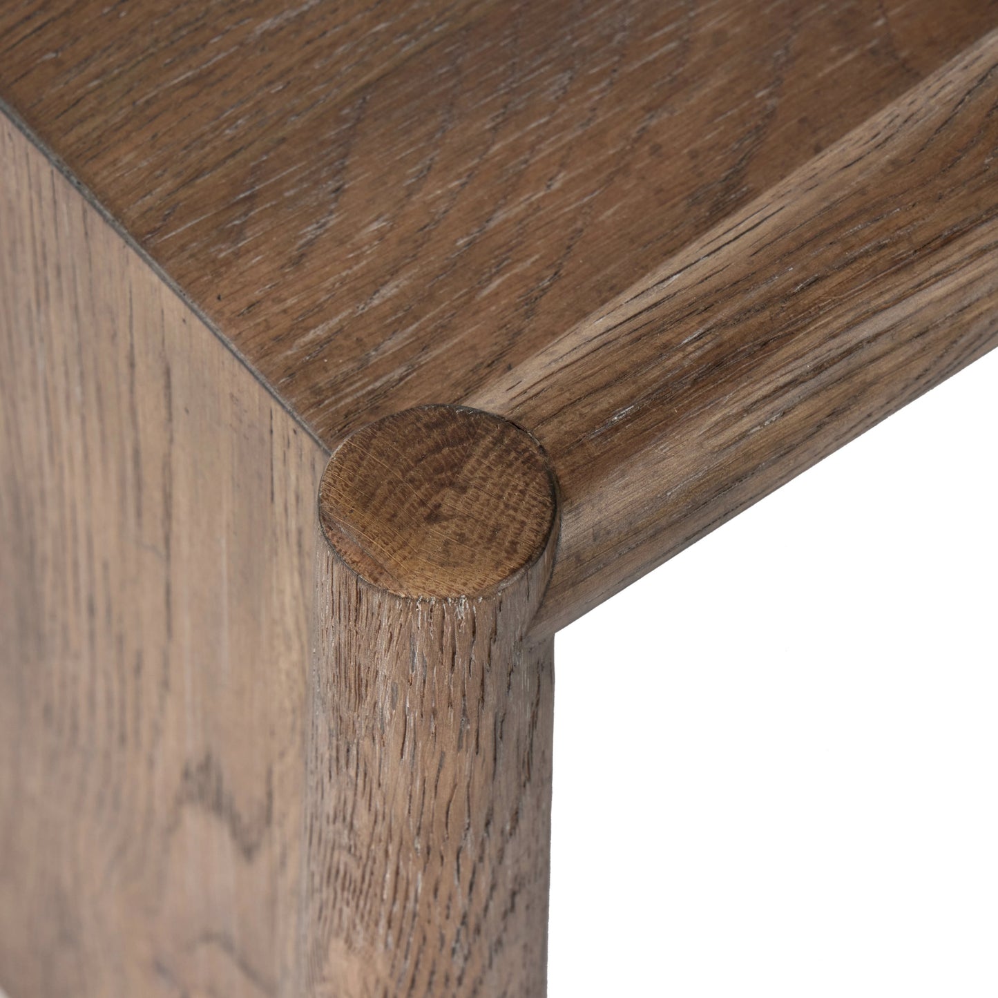 010 SI-2001380 | Additional Silo | Glenview End Table by Four Hands in weathered oak. Made from solid oak, thick oak veneer, engineered hardwood in a modern style.