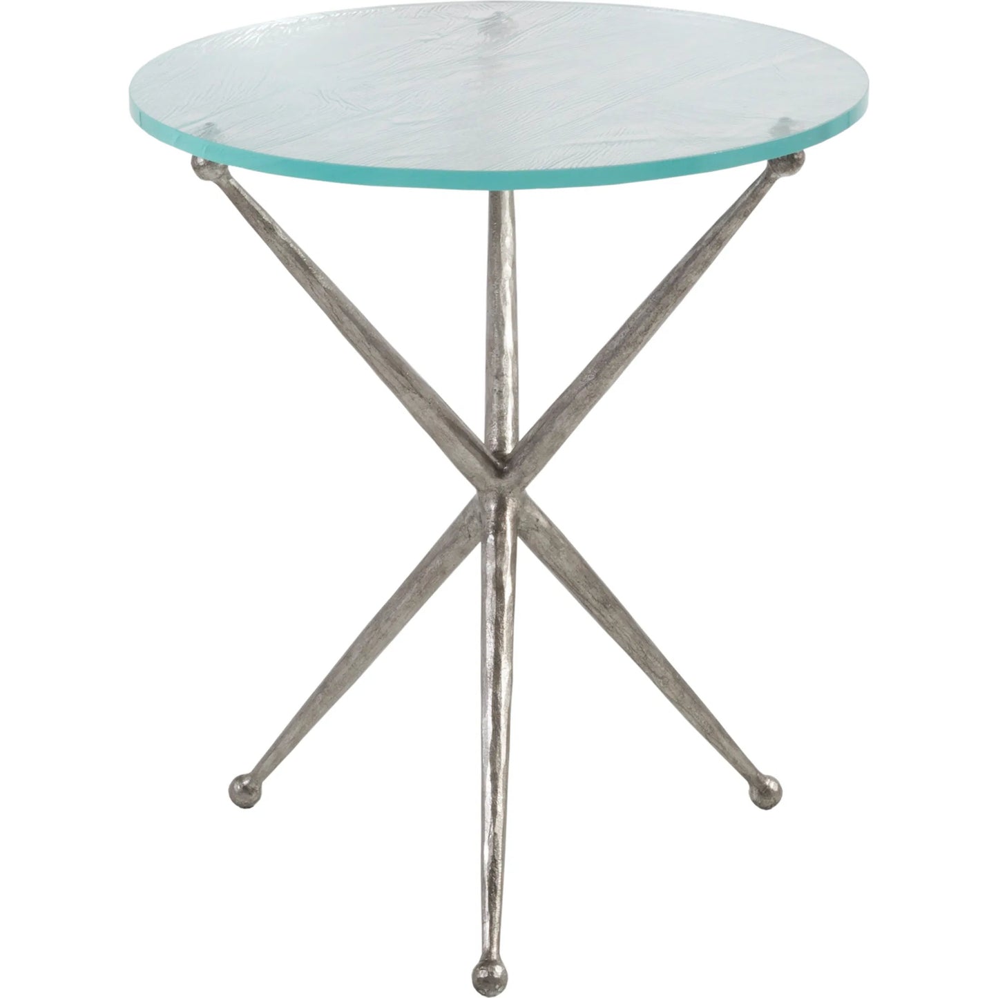 002 SI-2243930 | Additional Silo | Marcus Silver Round End Table by Artistica Home in silver leaf. Made from unique in a unique style.