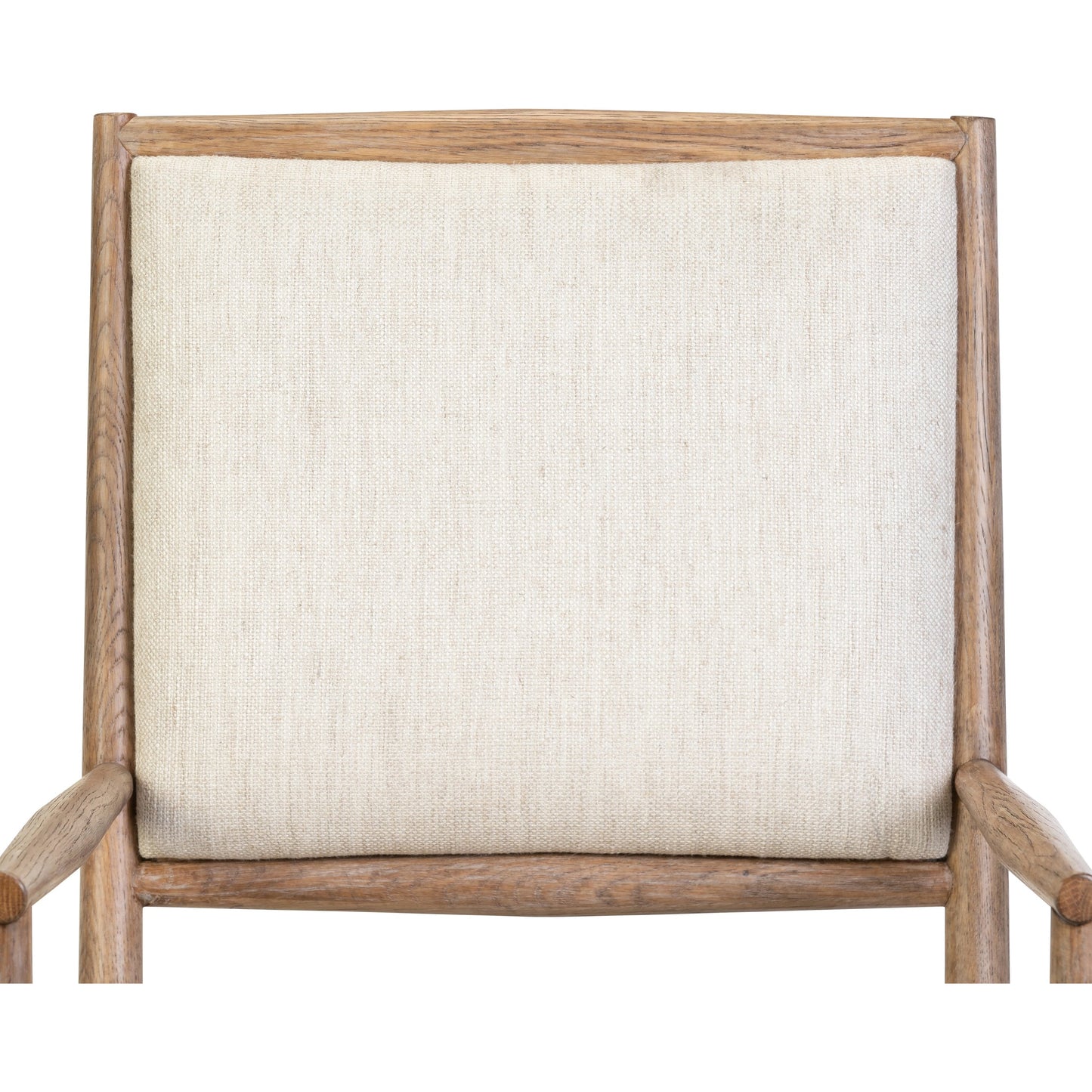 005 SI-2074330 | Additional Silo | Glenview Dining Armchair by Four Hands in essence natural, weathered oak. Made from 49% viscose (rayon), 22% flax, linen, 18% polyester, 11% cotton, solid oak in a modern style.