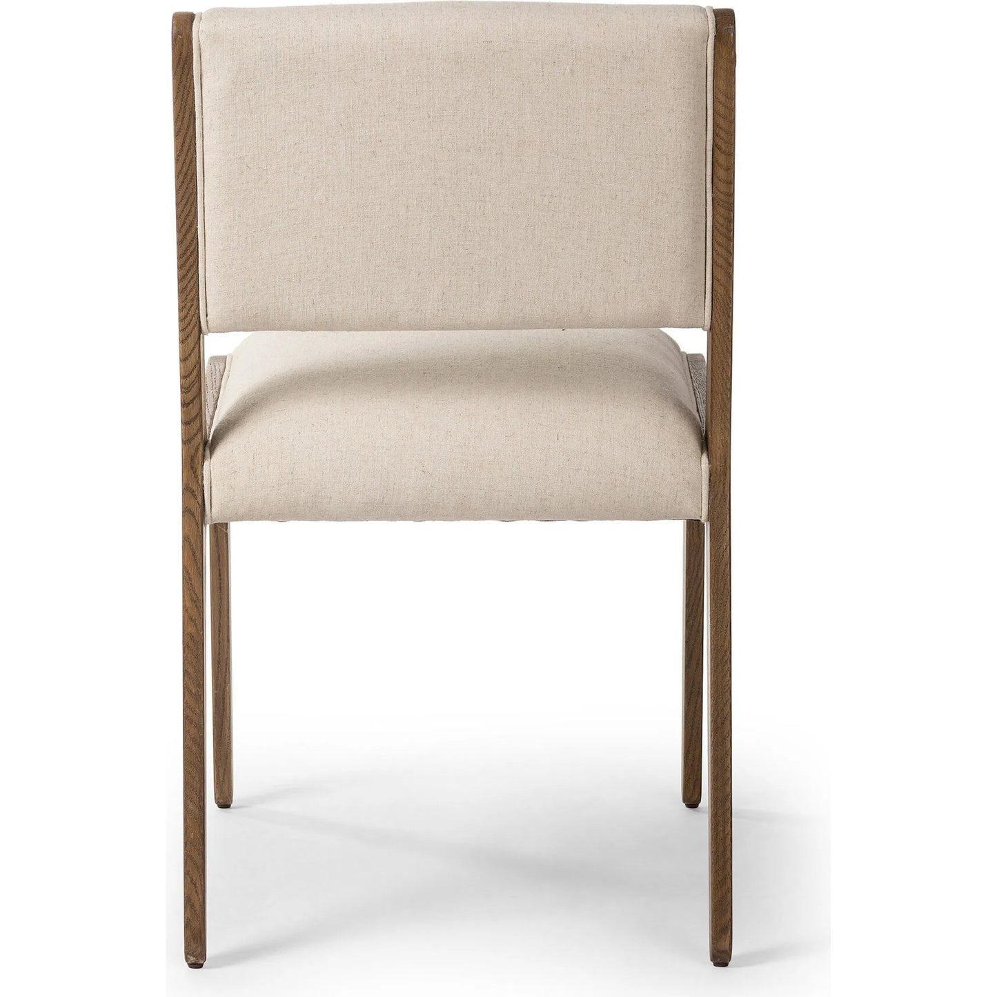 004 SI-2320196 | Additional Silo | Norwalk Dining Chair by Four Hands in savile flax, lamont oak, antique brass. Made from 92% polyester, 8% flax/linen, solid oak, stainless steel in a unique style.