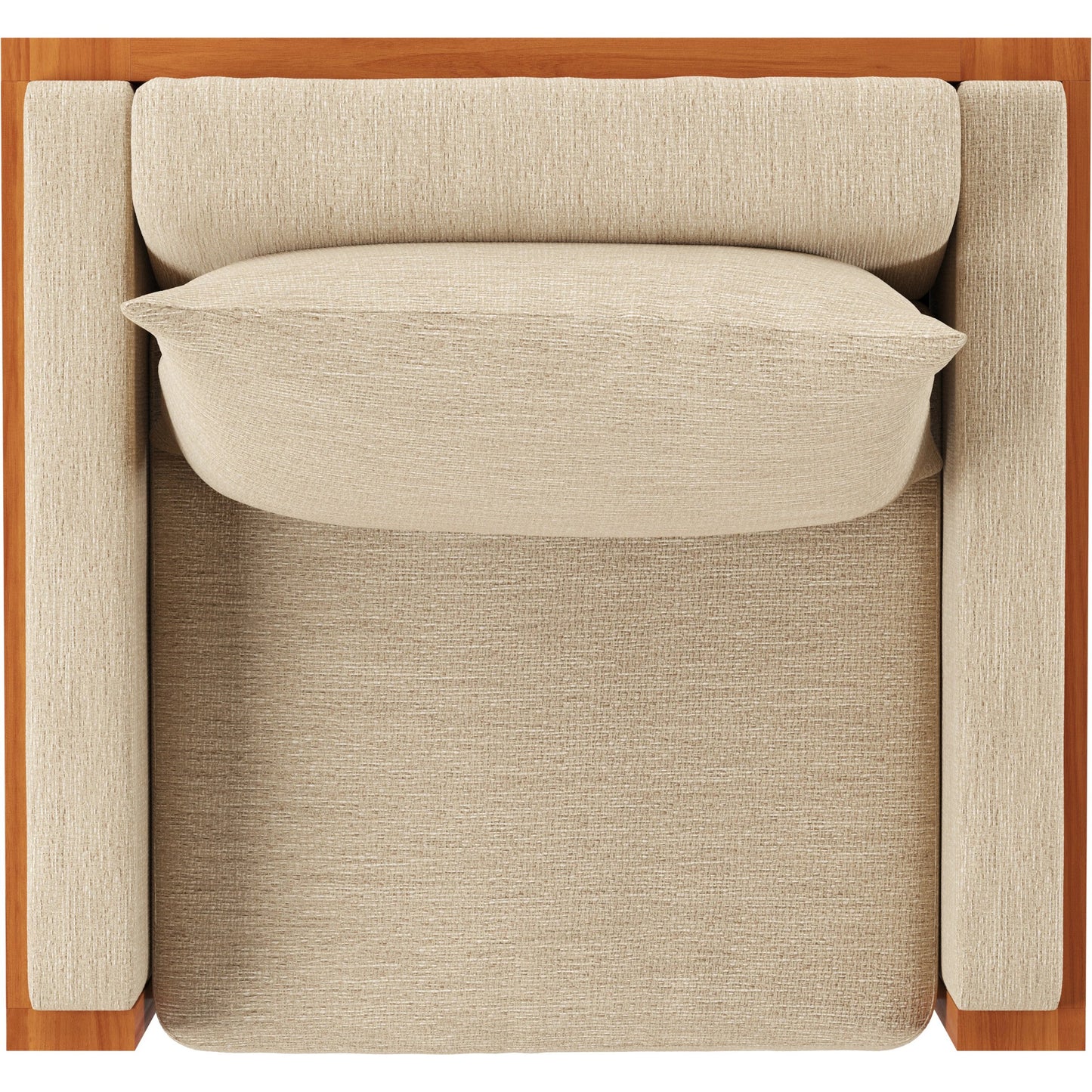 006 SI-2001091 | Additional Silo | Chapman Outdoor Chair by Four Hands in casa cream, natural teak-fsc. Made from 100% olefin, solid fsc®-certified teak, 59% polyurethane foam, 30% polyester fiber, 11% polyester fiber batting in a modern style.