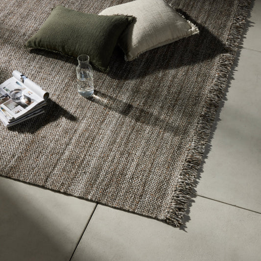 Ruttan Outdoor Rug by Four Hands. Made from 100% polyethylene terephthalate (pet) in a unique style.