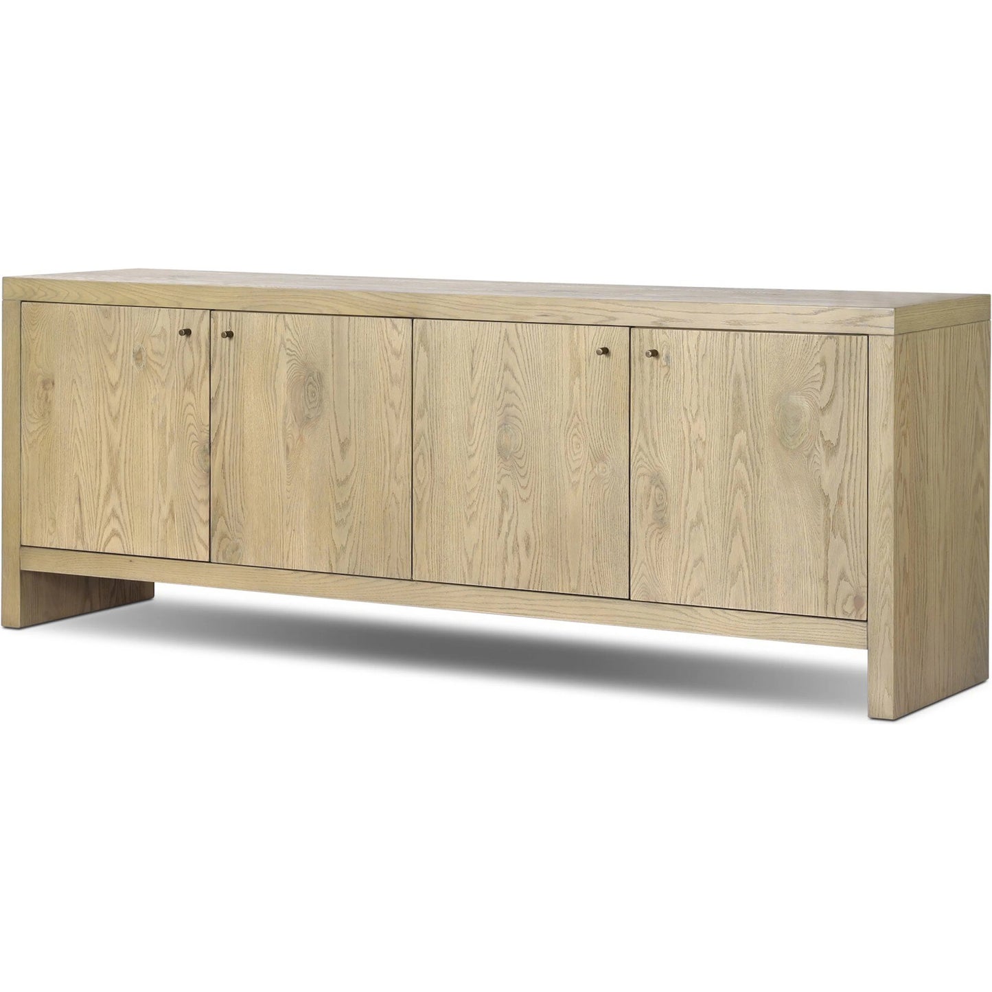 002 SI-2327613 | Primary Silo | Torrington Sideboard by Four Hands in sandy oak veneer, sandy oak resawn. Made from oak veneer, resawn oak veneer in a modern style.