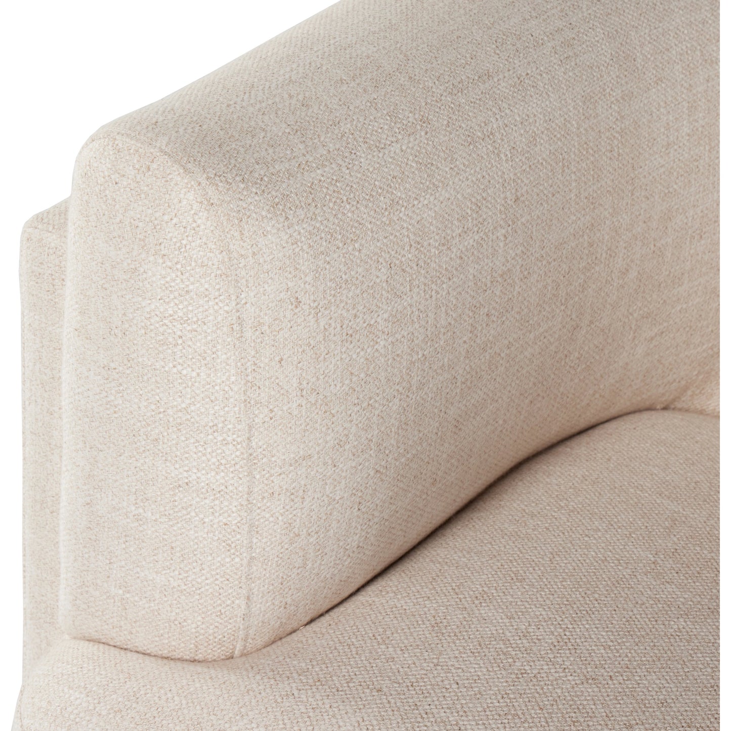 010 SI-2001447 | Additional Silo | Hartley Chair by Four Hands in dover crescent. Made from 71% viscose (rayon), 17% polyester, 12% flax, linen, poplar plywood, 100% polyester in a modern style.