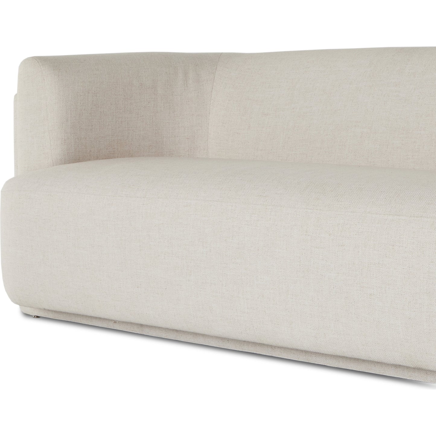 008 SI-2001448 | Additional Silo | Hartley Sofa by Four Hands in dover crescent. Made from 71% viscose (rayon), 17% polyester, 12% flax, linen, poplar plywood, 100% polyester in a modern style.