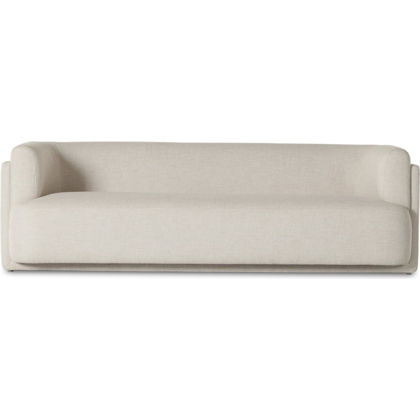 002 SI-2001448 | Additional Silo | Hartley Sofa by Four Hands in dover crescent. Made from 71% viscose (rayon), 17% polyester, 12% flax, linen, poplar plywood, 100% polyester in a modern style.