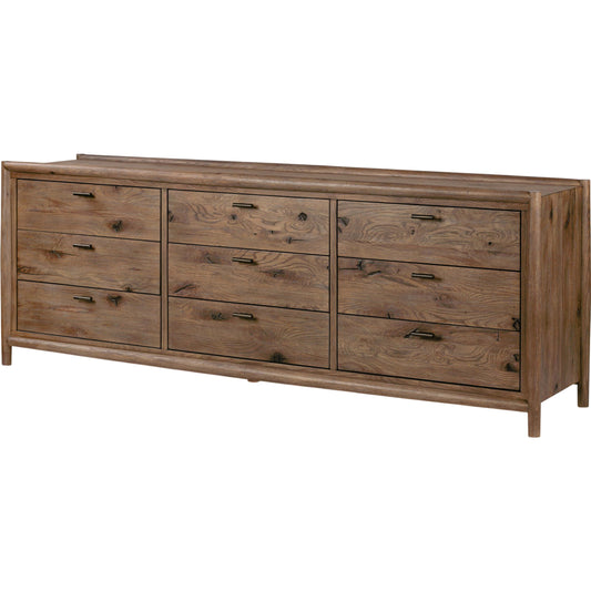 015 SI-2001371 | Primary Silo | Glenview 9 Drawer Dresser by Four Hands in weathered oak. Made from unique in a modern style.
