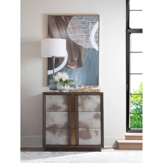 Andare Hall Chest by Artistica Home in dark brown. Made from white oak veneers, premium hardwoods in a unique style.