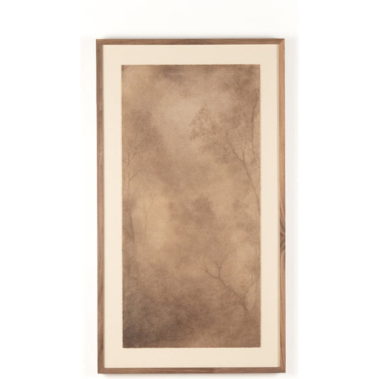Roam by Aileen Fitzgerald by Four Hands in rustic walnut. Made from linen backer, rustic walnut in a transitional style.