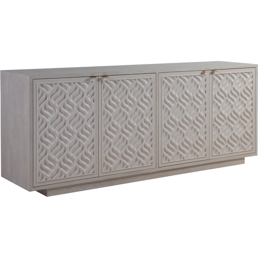 000 SI-2540386 | Primary Silo | Solimar Media Console by Artistica Home in white oak. Made from white oak in a unique style.