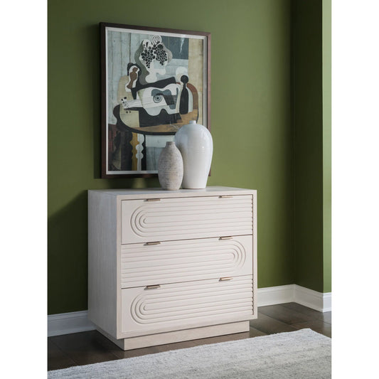 Solimar Hall Chest by Artistica Home in white oak. Made from white oak in a unique style.