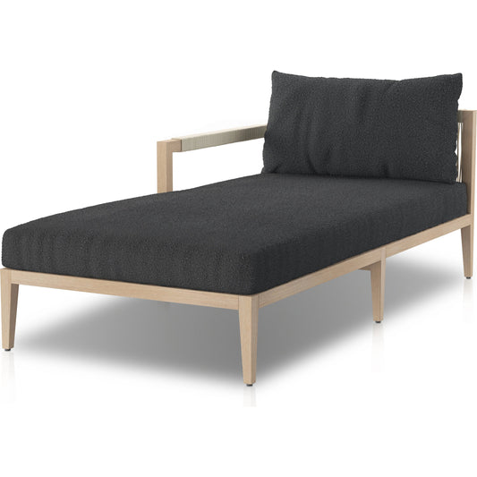 Build Your Own: Sherwood Outdoor Sectional, Brown by Four Hands. Made from 100% polyester, 100% polypropylene, solid fsc® teak in a modern style.