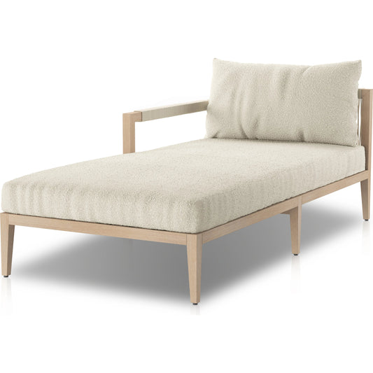 Build Your Own: Sherwood Outdoor Sectional, Brown by Four Hands. Made from 100% polyester, 100% polypropylene, solid fsc® teak in a modern style.