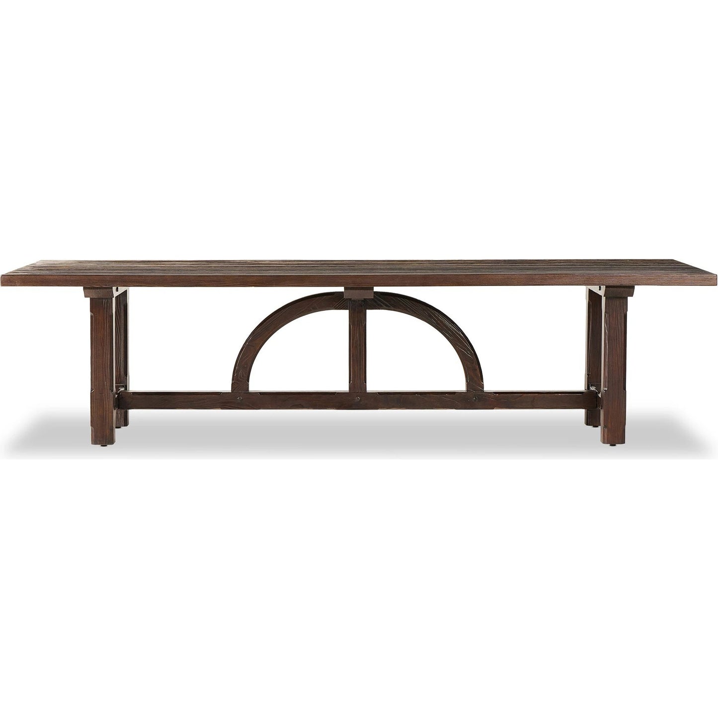 004 SI-2137638 | Additional Silo | The Arch Dining Table by Four Hands in medium brown fir. Made from thick pine veneer, solid pine, engineered hardwood in a modern style.