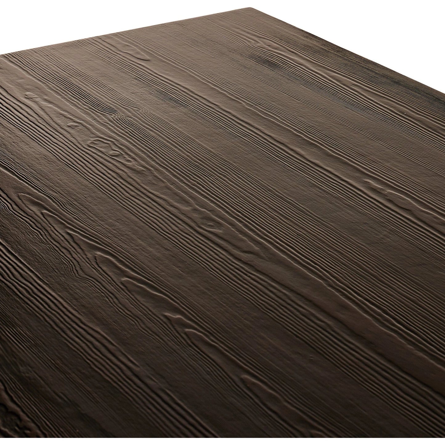 010 SI-2137638 | Closeup | The Arch Dining Table by Four Hands in medium brown fir. Made from thick pine veneer, solid pine, engineered hardwood in a modern style.