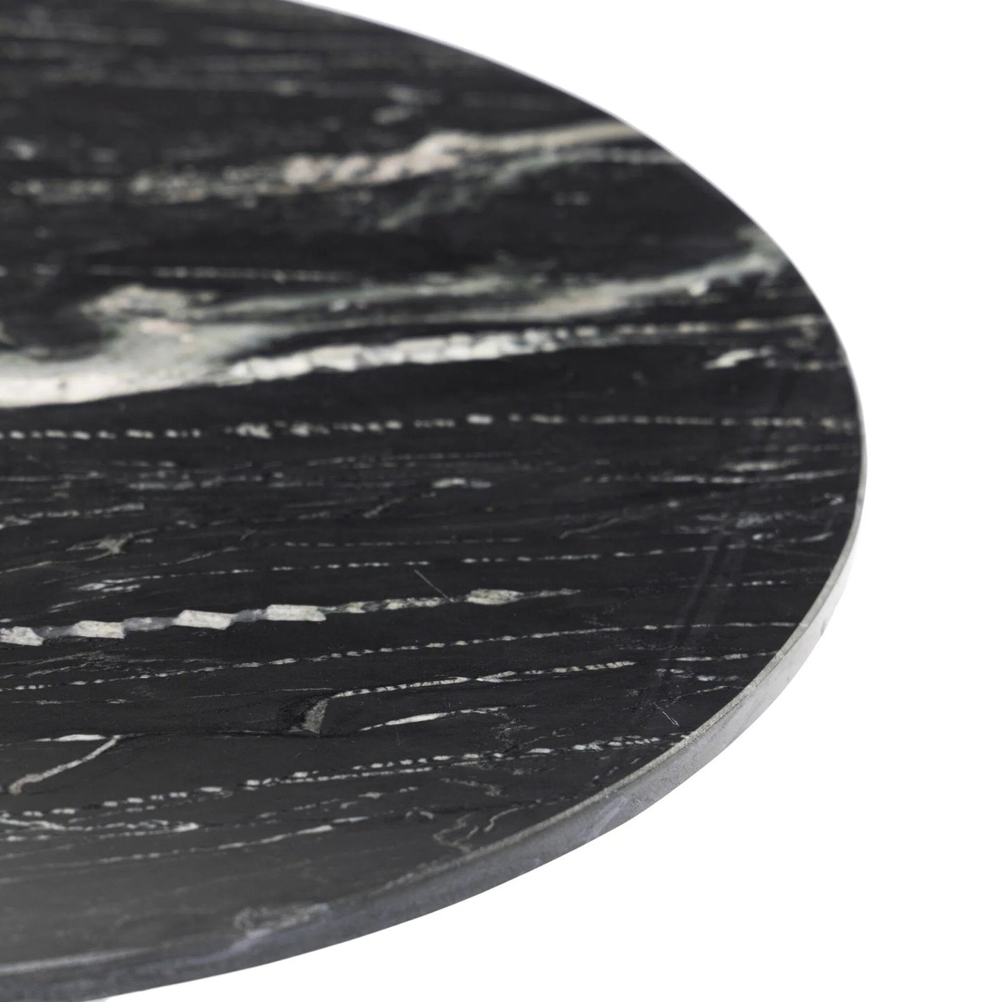 010 SI-2257091 | Closeup | Fox End Table by Four Hands. Made from solid marble, engineered hardwood in a modern style.