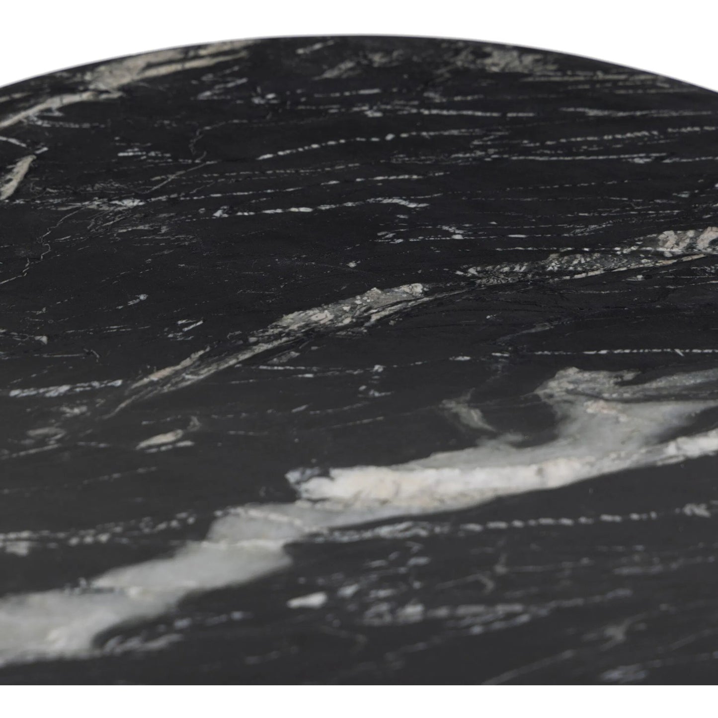 011 SI-2257091 | Closeup | Fox End Table by Four Hands. Made from solid marble, engineered hardwood in a modern style.
