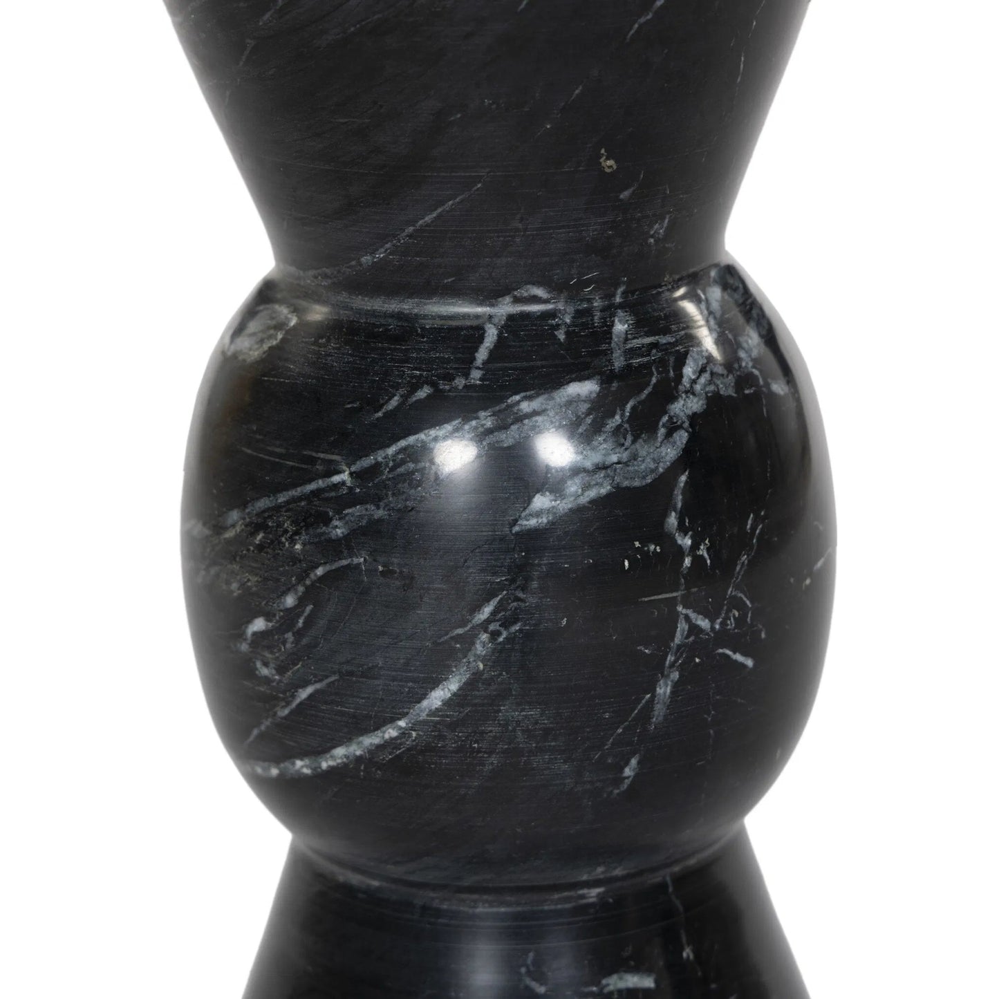 013 SI-2257091 | Closeup | Fox End Table by Four Hands. Made from solid marble, engineered hardwood in a modern style.