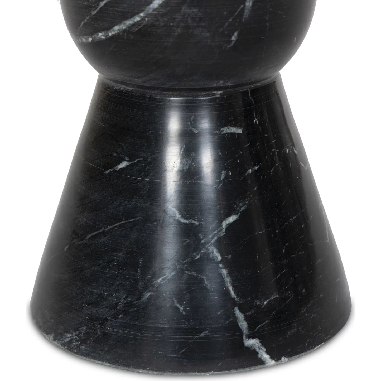 014 SI-2257091 | Closeup | Fox End Table by Four Hands. Made from solid marble, engineered hardwood in a modern style.