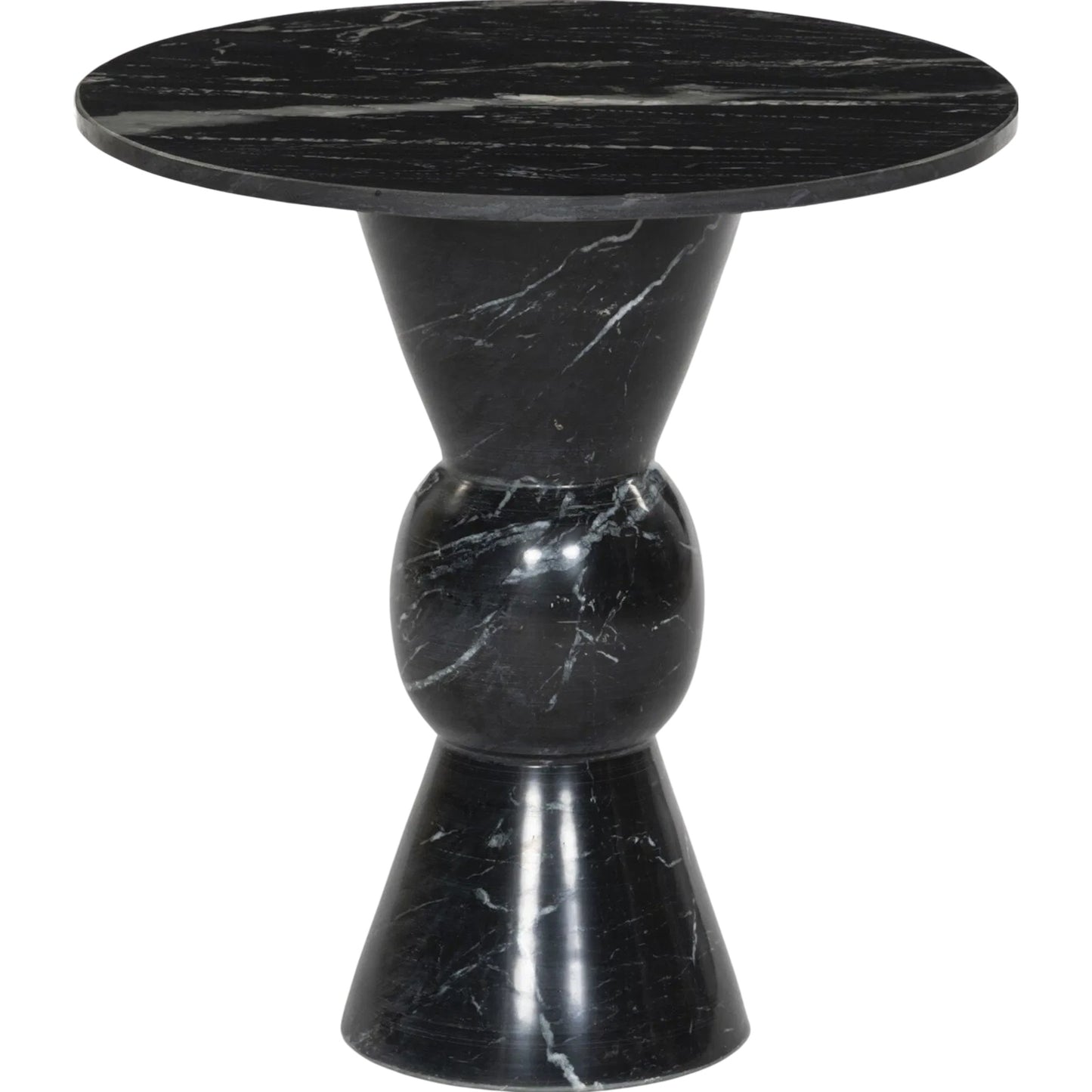 002 SI-2257091 | Primary Silo | Fox End Table by Four Hands. Made from solid marble, engineered hardwood in a modern style.