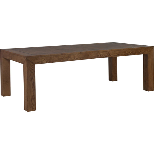 000 SI-2540395 | Primary Silo | Barnaby Rectangular Dining Table by Artistica Home in champagne bronze. Made from white oak in a unique style.