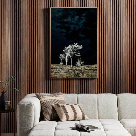There's a Lack of Color Here by Getty Images by Four Hands. Made from gloss white chromaluxe in a modern style.