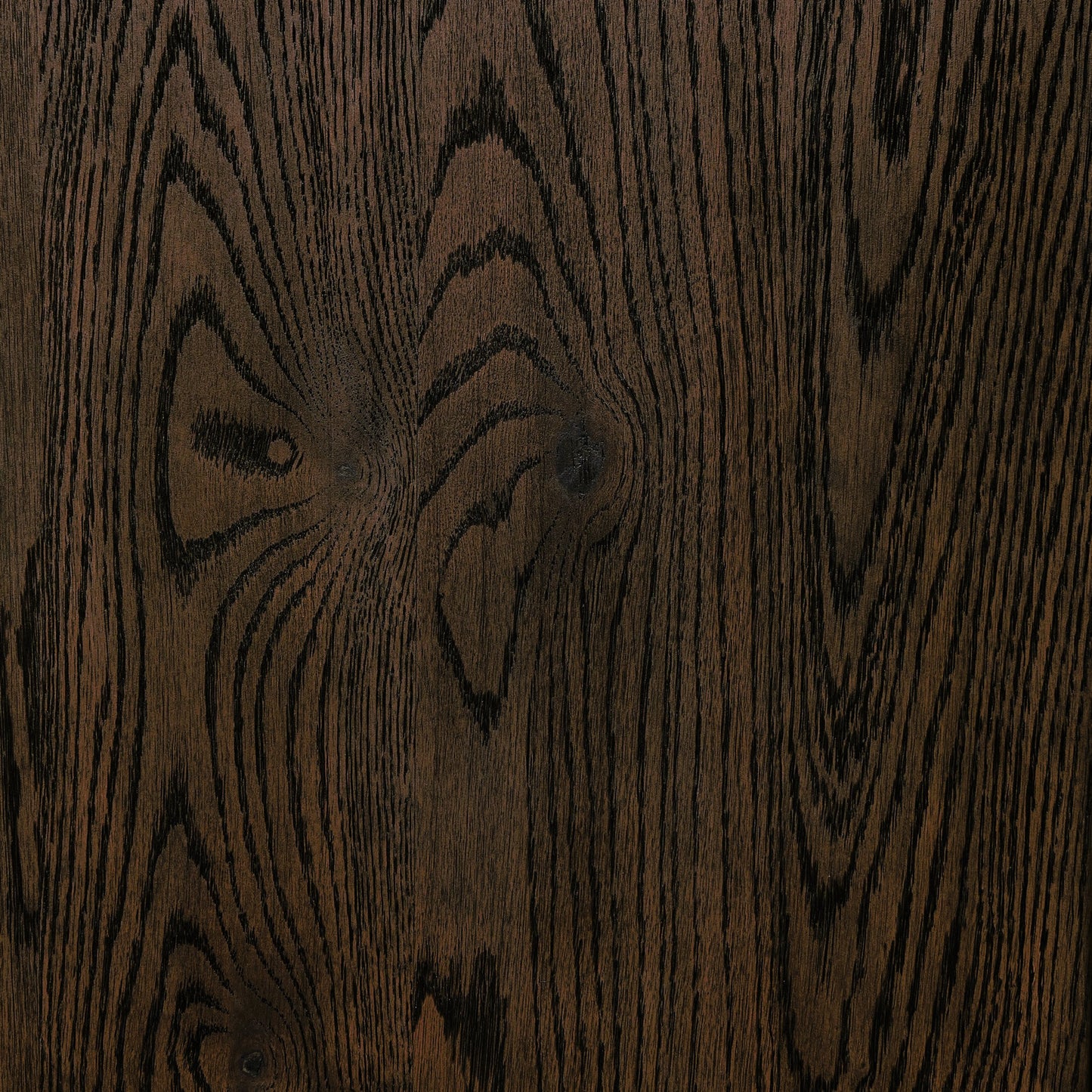 006 SI-2158551 | Closeup | Torrington Bookcase by Four Hands in umber oak veneer. Made from oak veneer, resawn oak in a modern style.