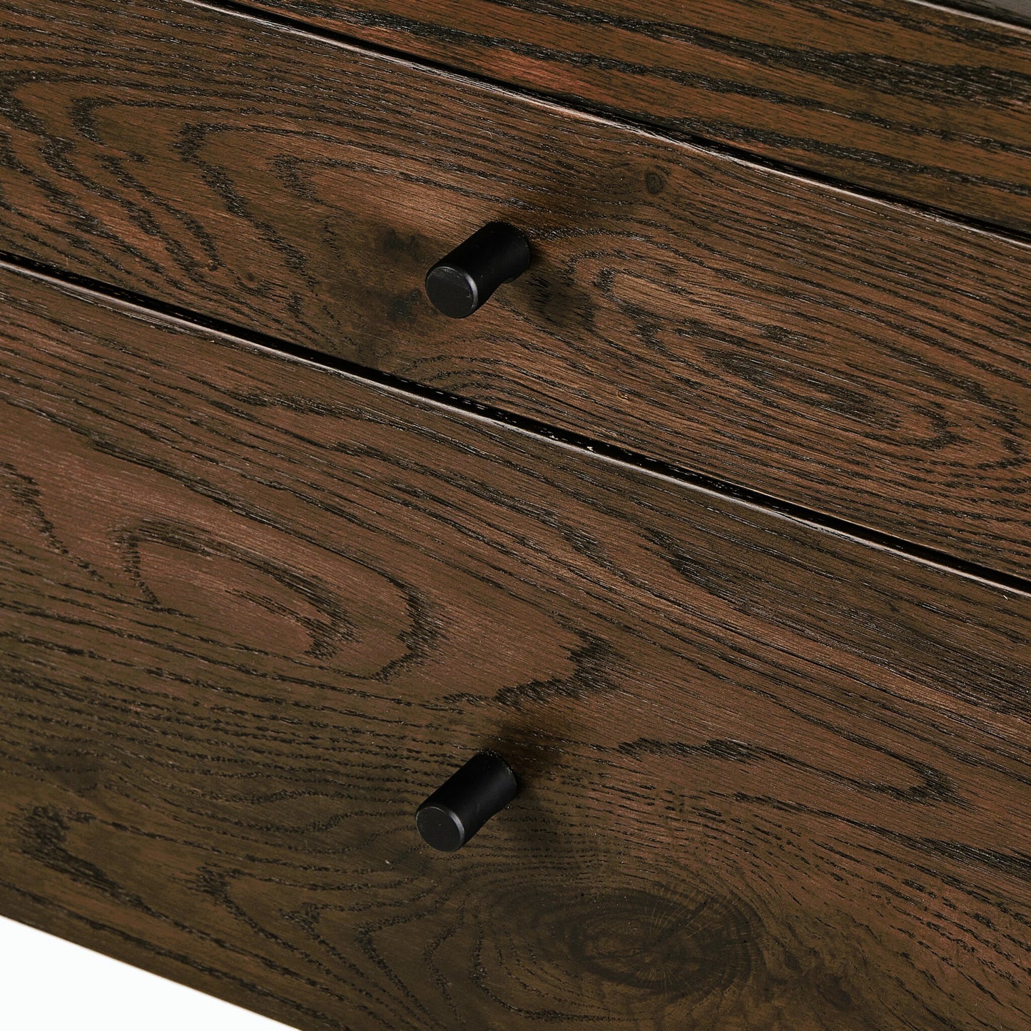 014 SI-2158553 | Closeup | Torrington Desk by Four Hands in umber oak. Made from resawn oak in a modern style.