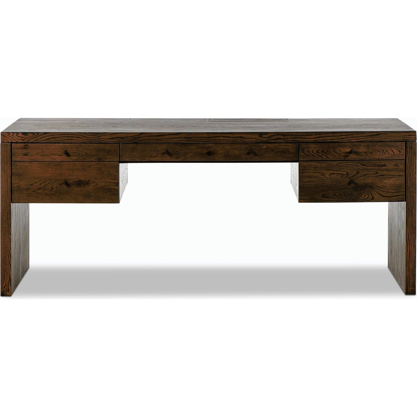 002 SI-2158553 | Additional Silo | Torrington Desk by Four Hands in umber oak. Made from resawn oak in a modern style.