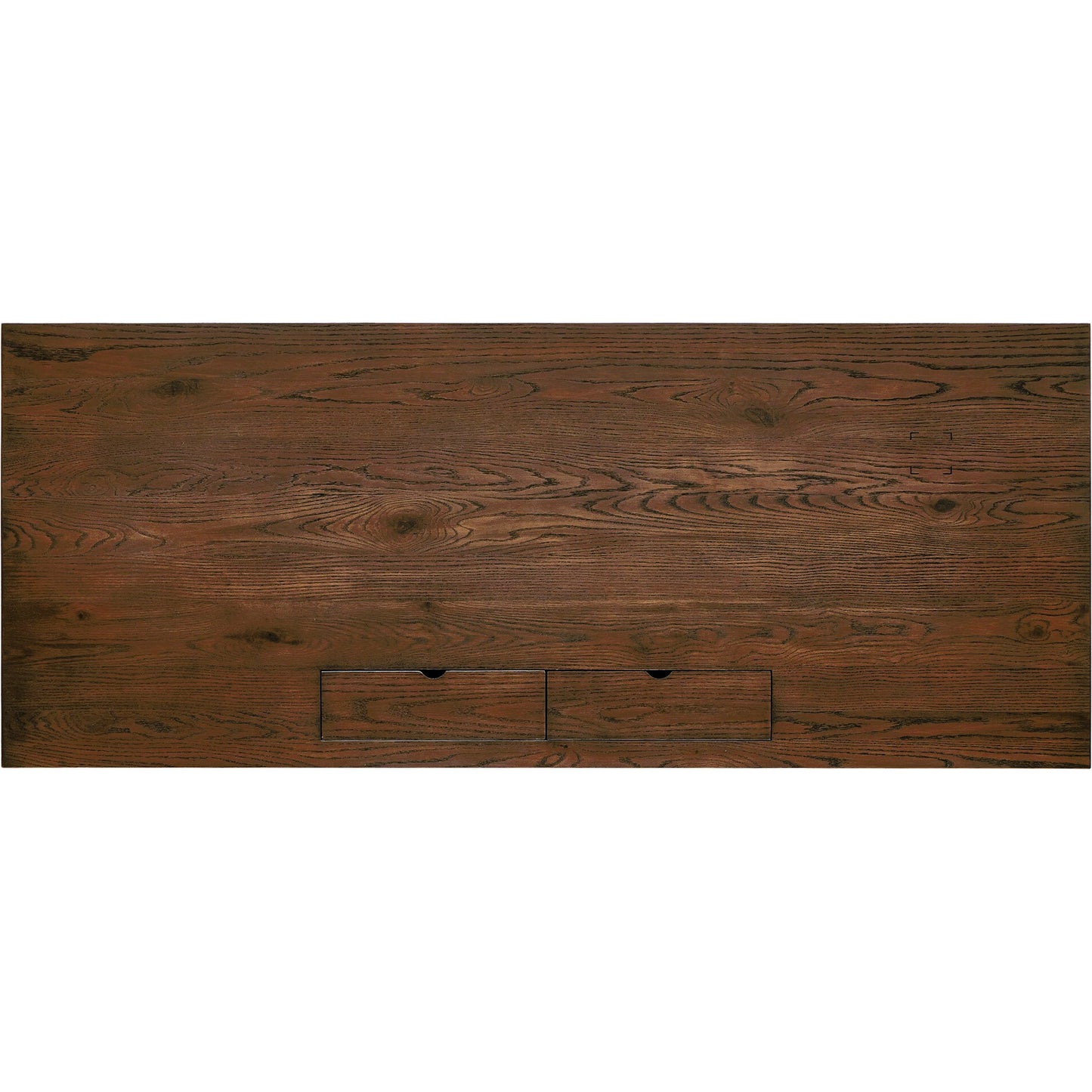 005 SI-2158553 | Additional Silo | Torrington Desk by Four Hands in umber oak. Made from resawn oak in a modern style.