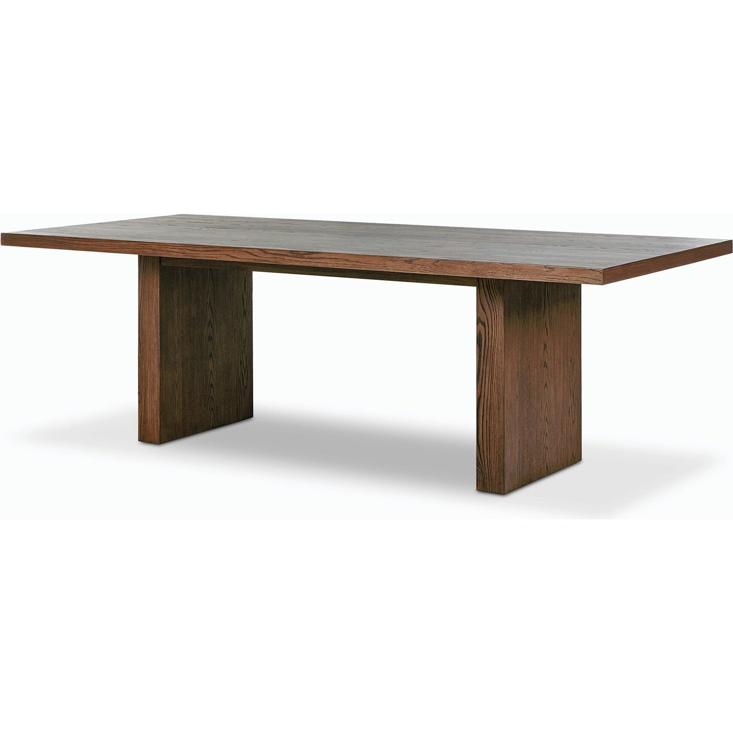 001 SI-2158554 | Primary Silo | Torrington Dining Table by Four Hands in umber oak, umber oak veneer and umber oak. Made from resawn oak, oak veneer, engineered hardwood in a modern style.