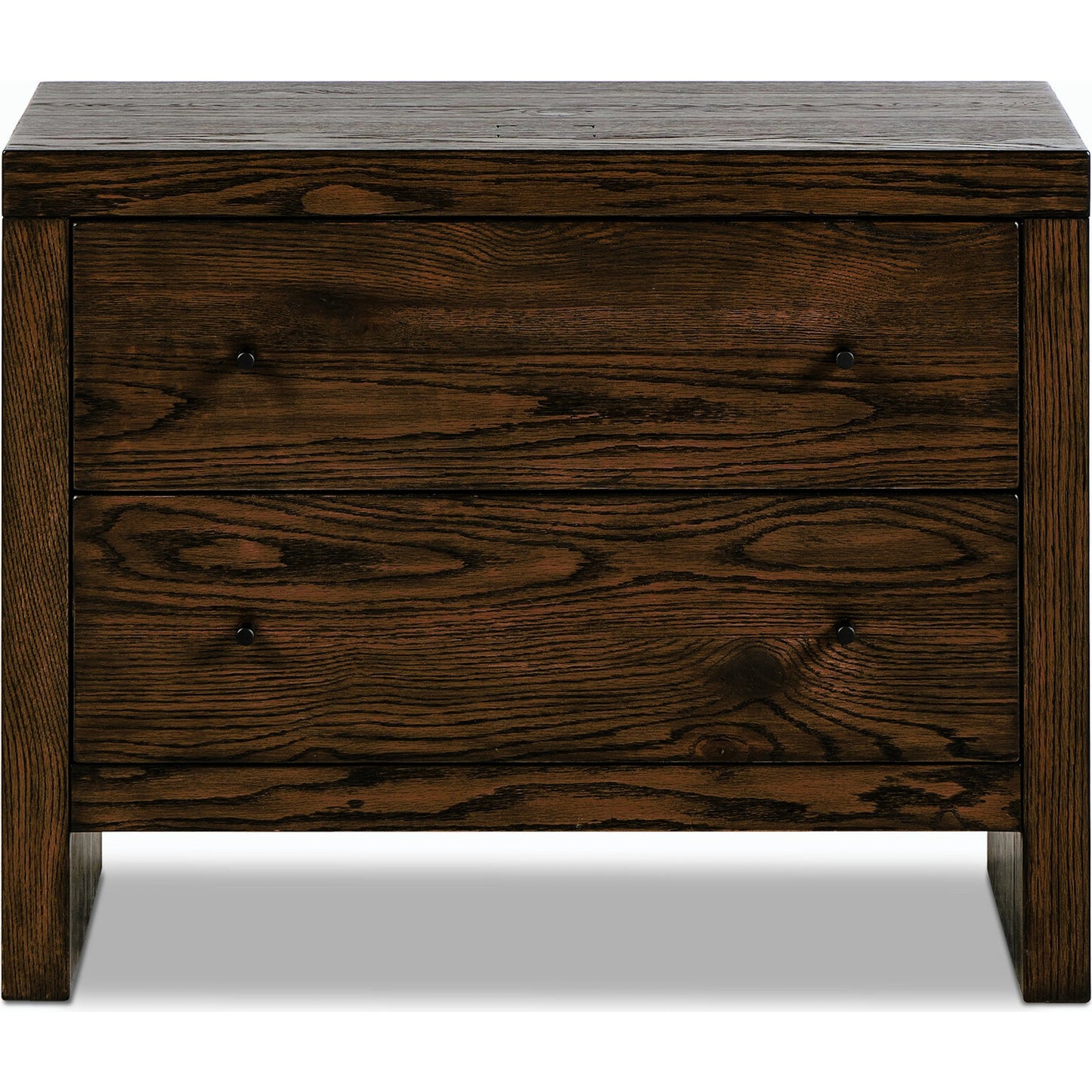 002 SI-2158552 | Additional Silo | Torrington Charging Nightstand by Four Hands in umber oak, umber oak veneer and umber oak. Made from resawn oak, oak veneer in a modern style.