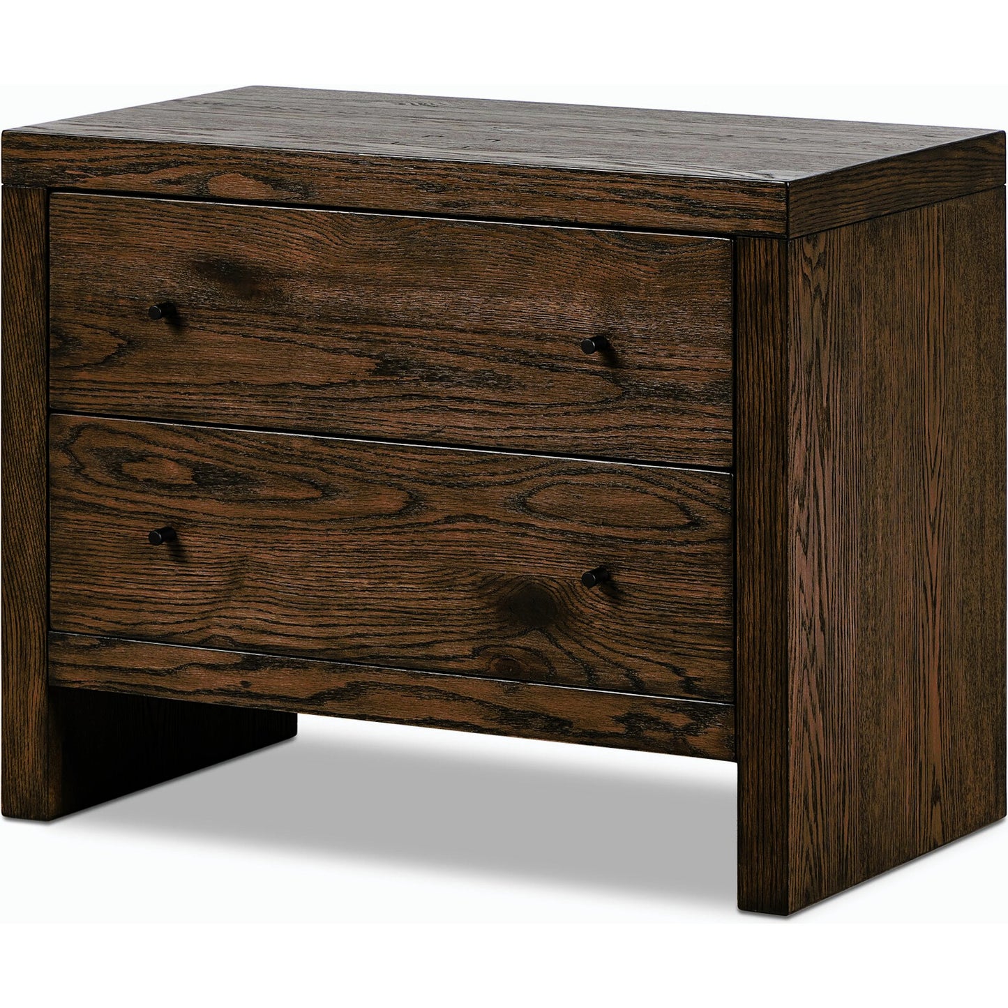 001 SI-2158552 | Primary Silo | Torrington Charging Nightstand by Four Hands in umber oak, umber oak veneer and umber oak. Made from resawn oak, oak veneer in a modern style.