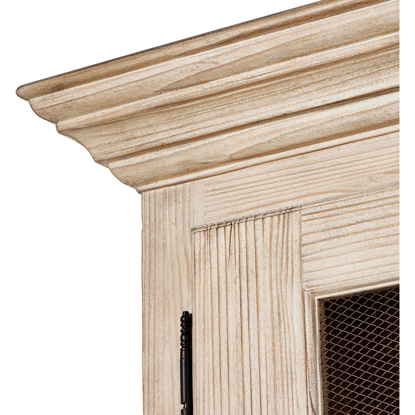 013 SI-2137632 | Closeup | The "Please No More Doors" Cabinet by Four Hands in natural pine. Made from solid pine, thick pine veneer in a modern style.