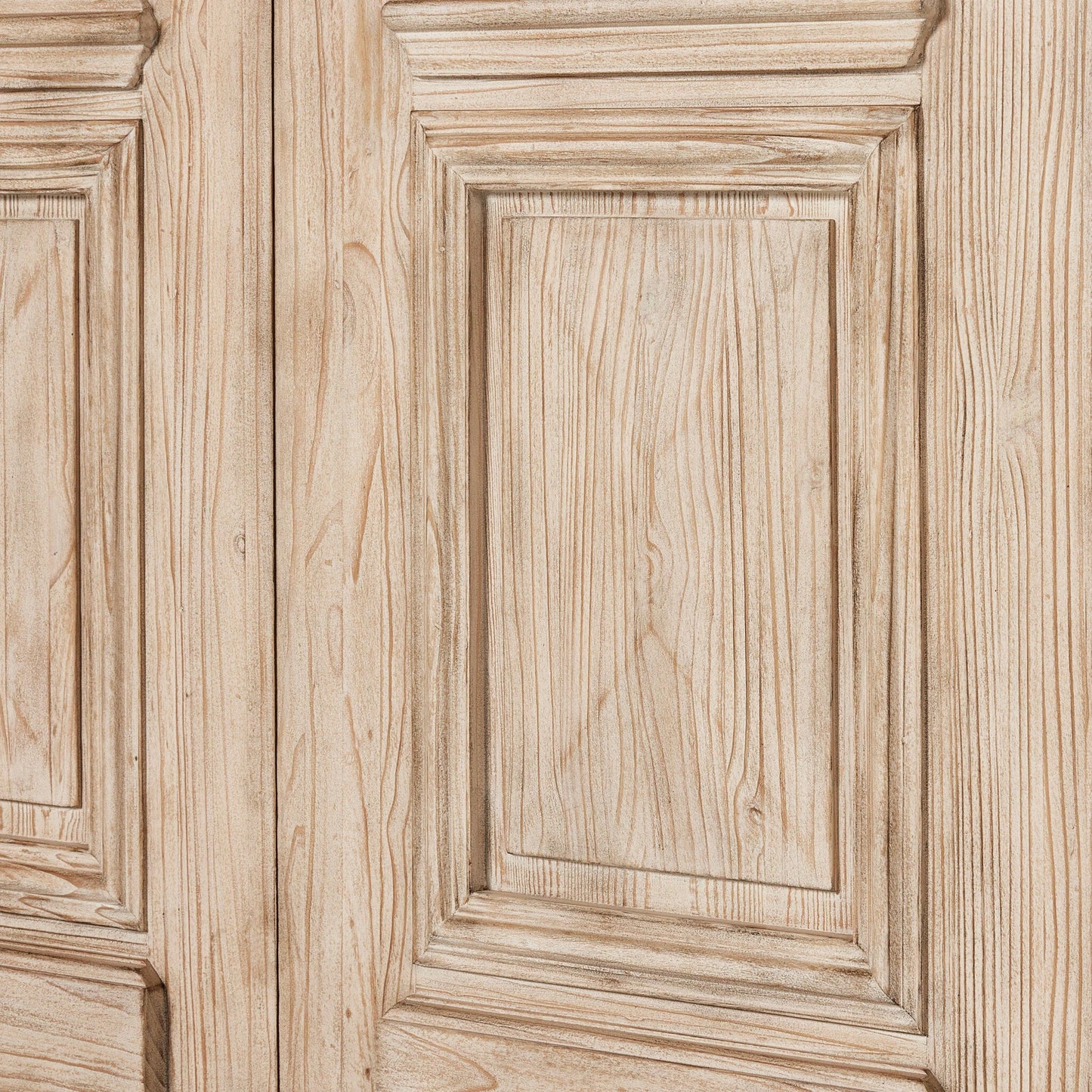 016 SI-2137632 | Closeup | The "Please No More Doors" Cabinet by Four Hands in natural pine. Made from solid pine, thick pine veneer in a modern style.