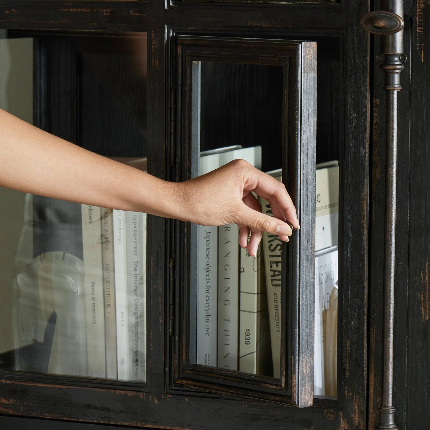 016 SI-2137633 | Closeup | The "You Will Need a Lot of Hinges" Cabinet by Four Hands. Made from unique in a modern style.