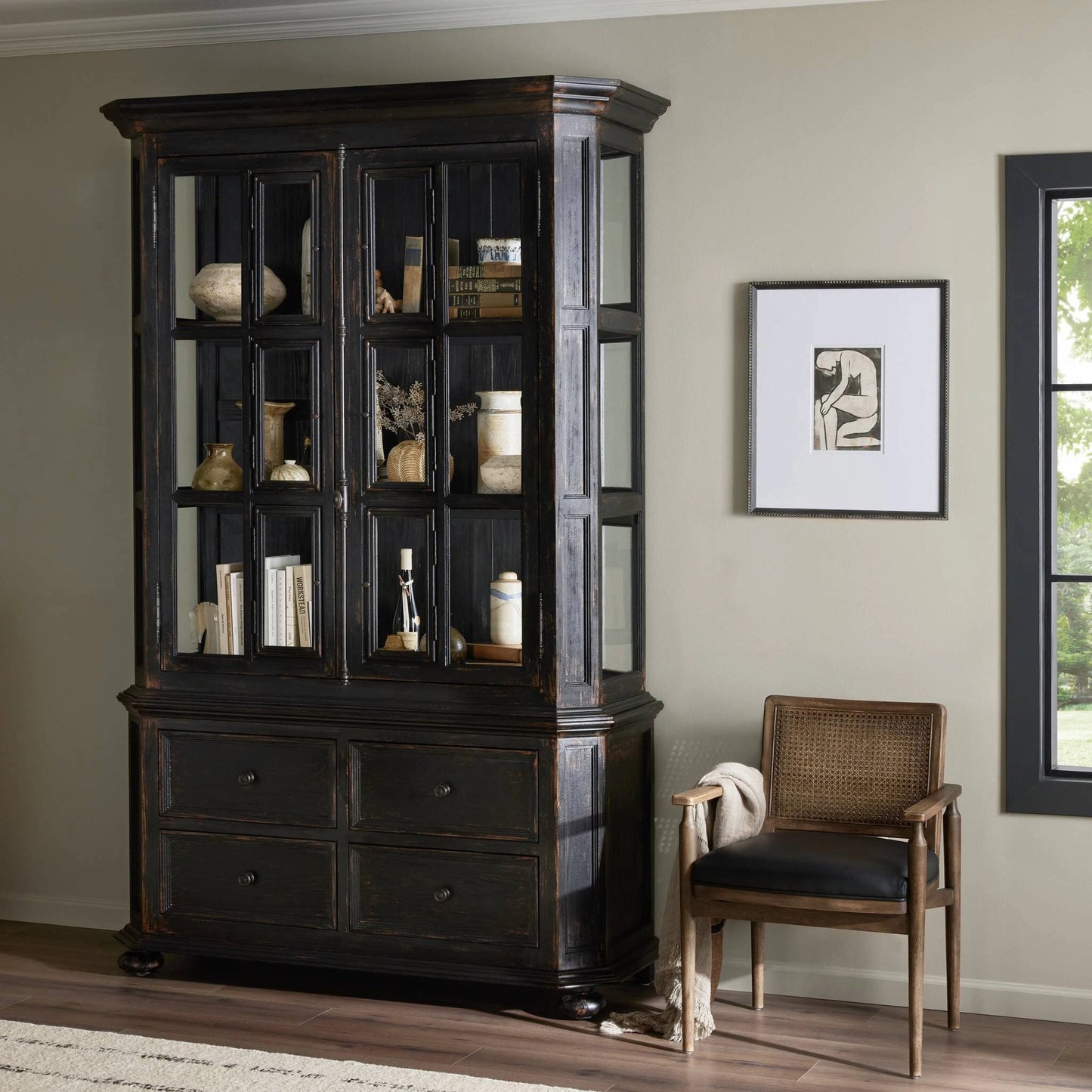 031 SI-2137633 | Lifestyle | The "You Will Need a Lot of Hinges" Cabinet by Four Hands. Made from unique in a modern style.
