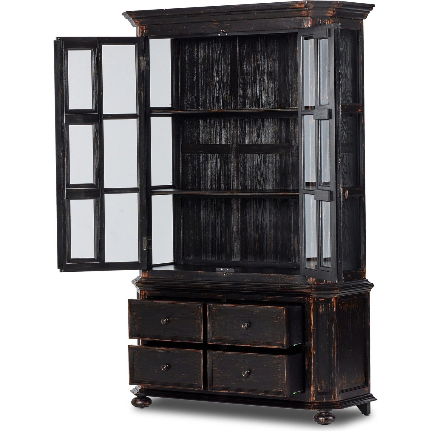 010 SI-2137633 | Closeup | The "You Will Need a Lot of Hinges" Cabinet by Four Hands. Made from unique in a modern style.