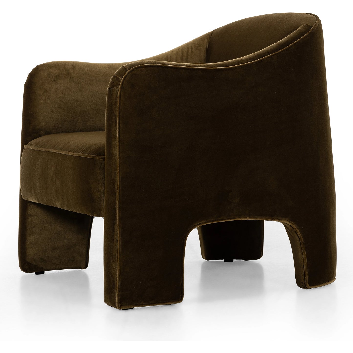 005 SI-2074755 | Additional Silo | Sully Chair by Four Hands in surrey moss. Made from 76.8% cotton, 23.2% polyester, poplar plywood, 100% polyester in a modern style.