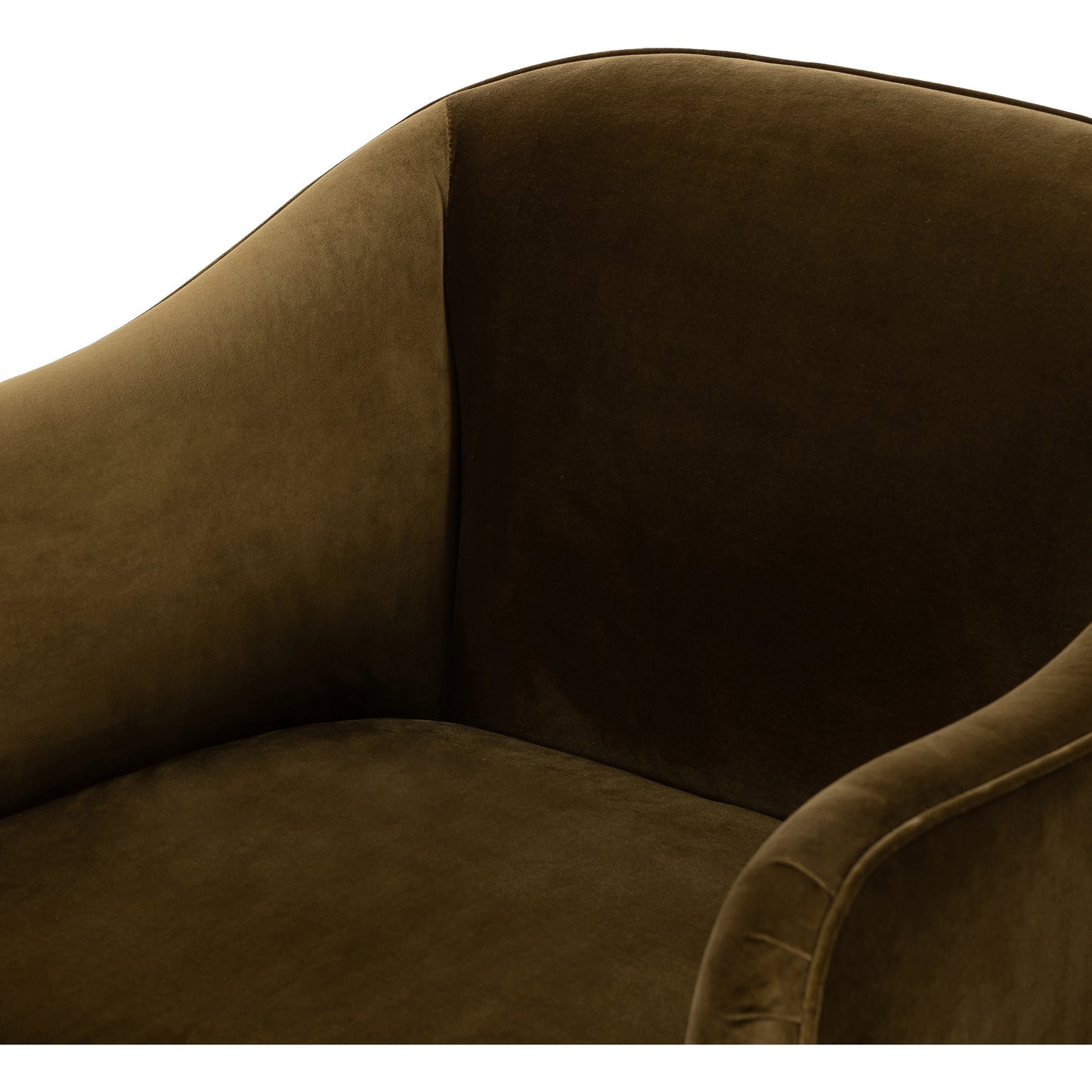 009 SI-2074755 | Additional Silo | Sully Chair by Four Hands in surrey moss. Made from 76.8% cotton, 23.2% polyester, poplar plywood, 100% polyester in a modern style.