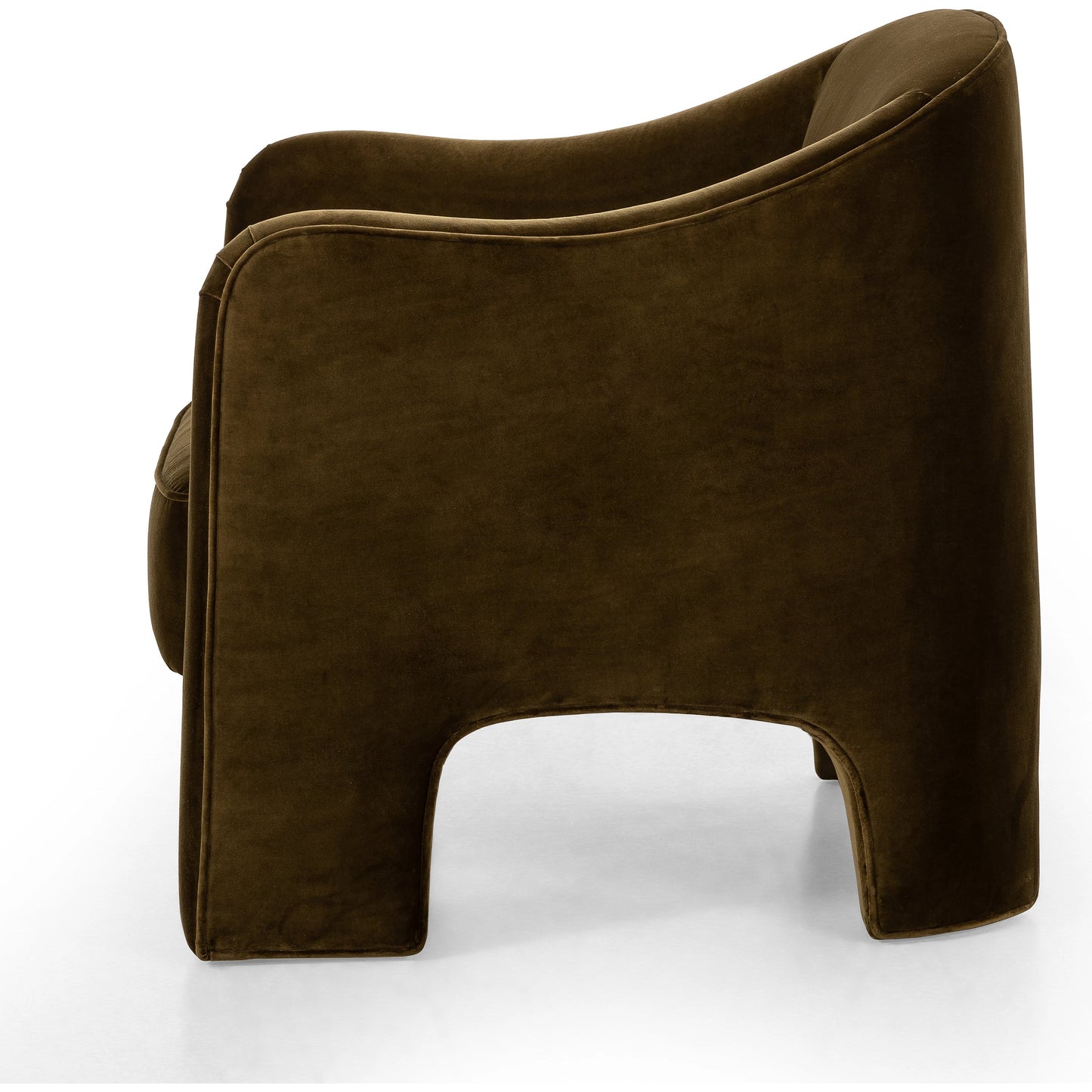 003 SI-2074755 | Additional Silo | Sully Chair by Four Hands in surrey moss. Made from 76.8% cotton, 23.2% polyester, poplar plywood, 100% polyester in a modern style.
