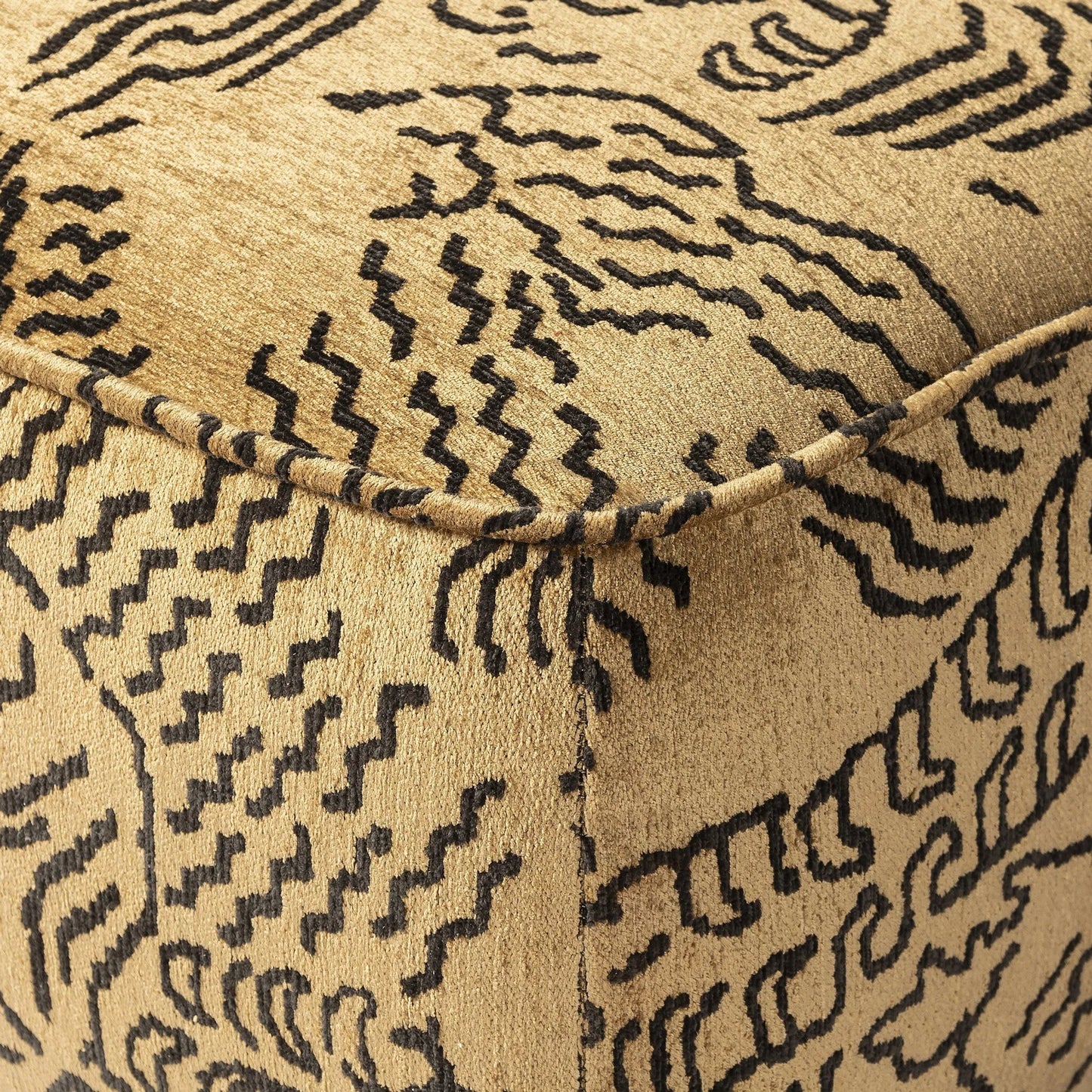 033 SI-2257096 | Closeup | Sinclair Square Ottoman-21" by Four Hands. Made from unique in a modern style.