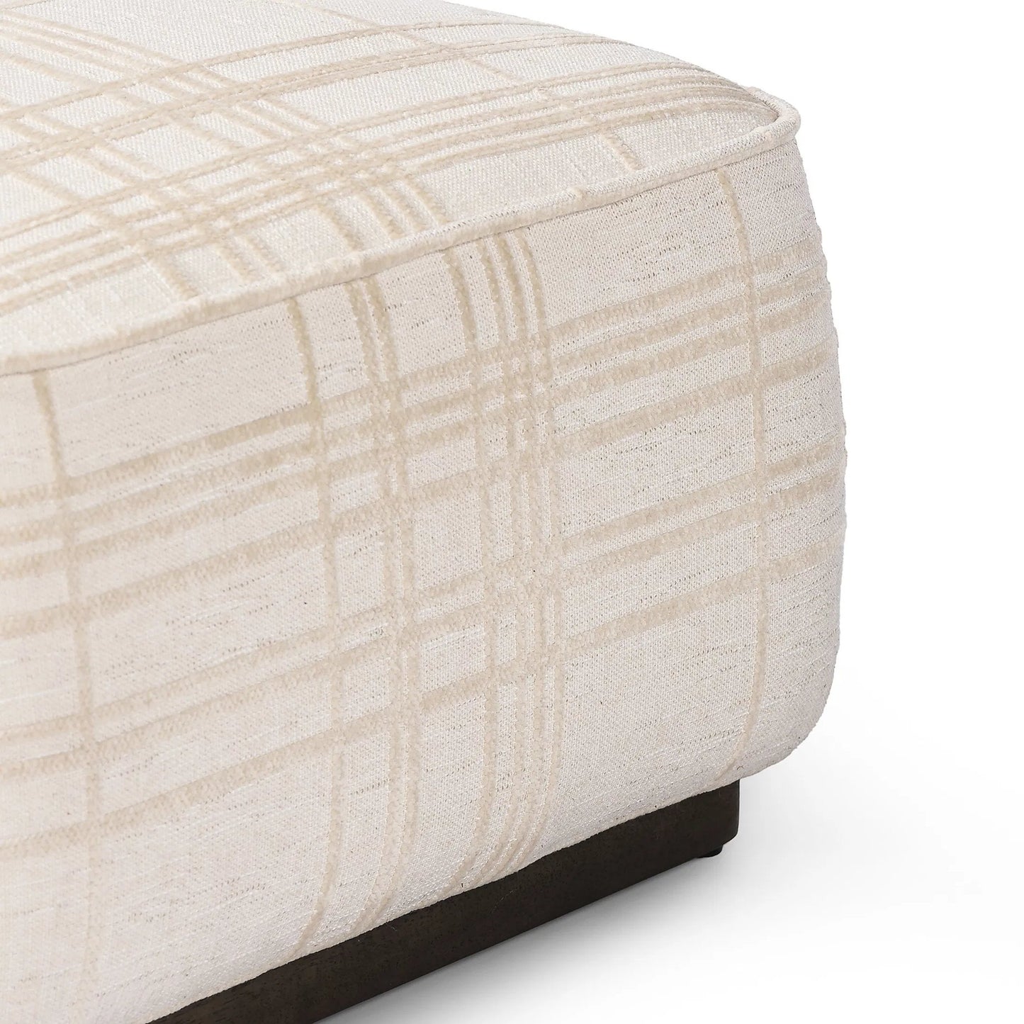 041 SI-2257097 | Closeup | Sinclair Square Ottoman-21" by Four Hands. Made from unique in a modern style.