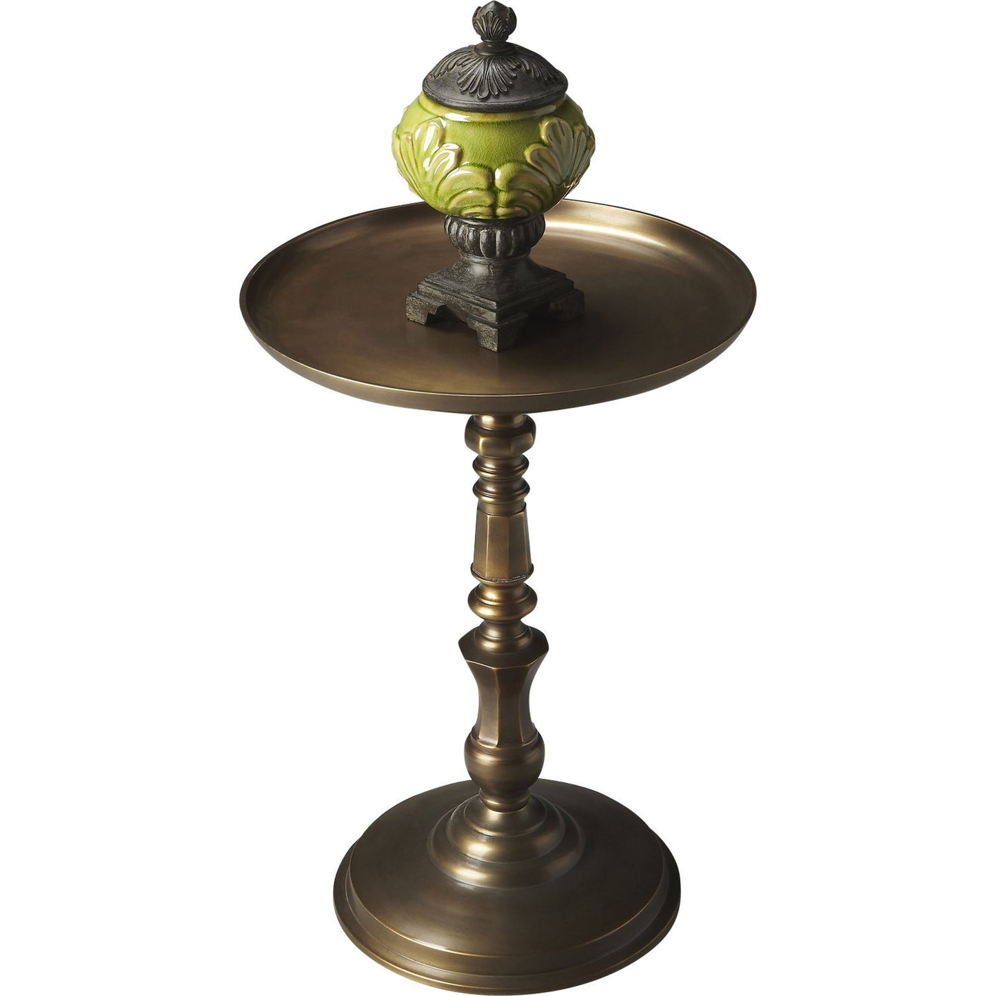 002 O-BUTLER-2386025 | Additional Silo | Orleans Side Table by Butler Specialty Company in bronze and metalworks. Made from aluminum in a traditional style.