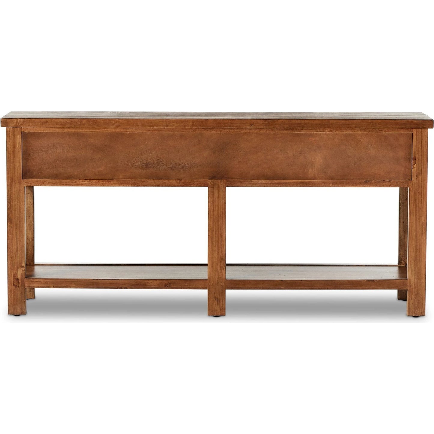 004 SI-2137644 | Additional Silo | The Lazy Monsieur Partouche Table by Four Hands in distressed brown. Made from pine veneer, solid pine in a modern style.