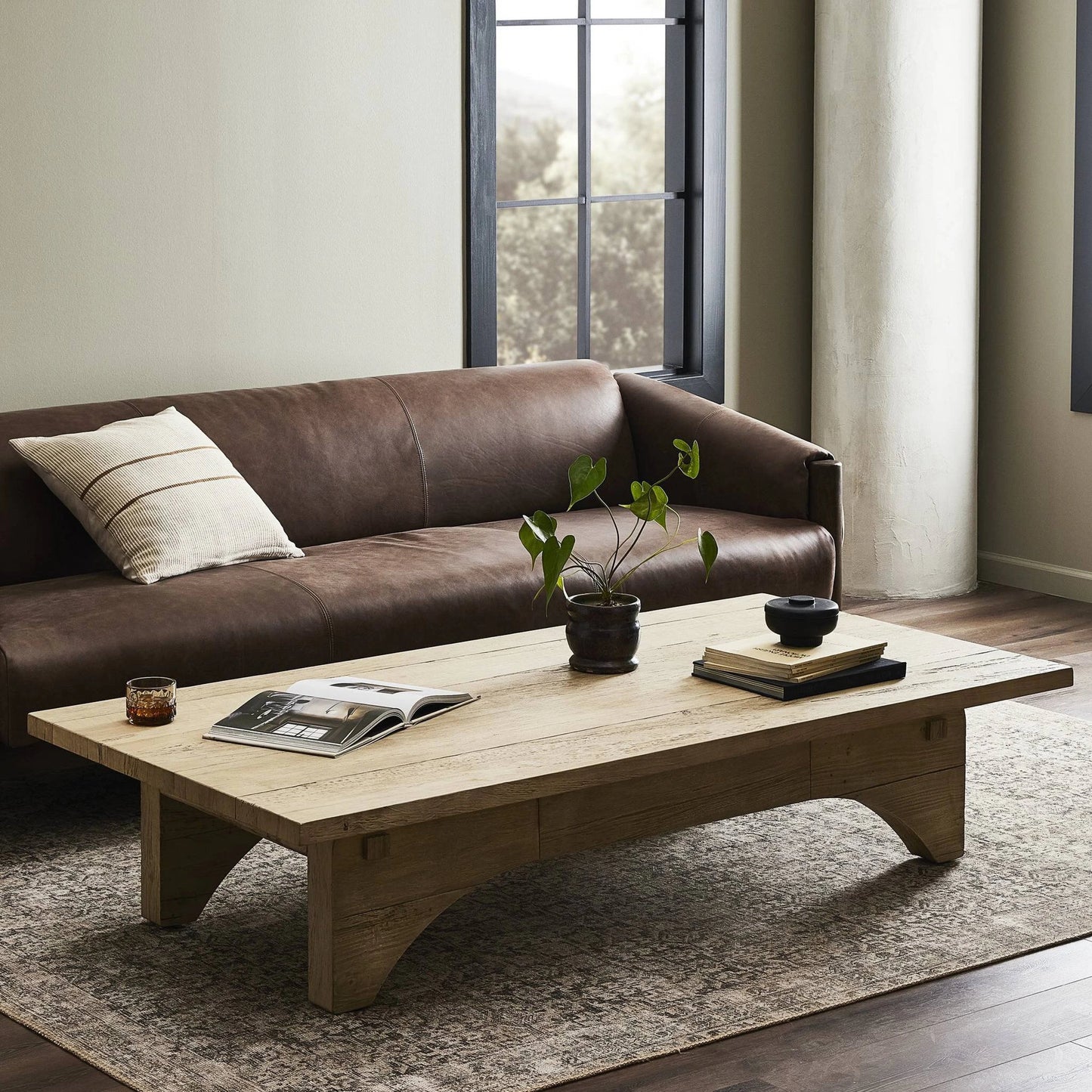 015 SI-2137725 | Lifestyle | Winchester Coffee Table by Four Hands. Made from unique in a modern style.