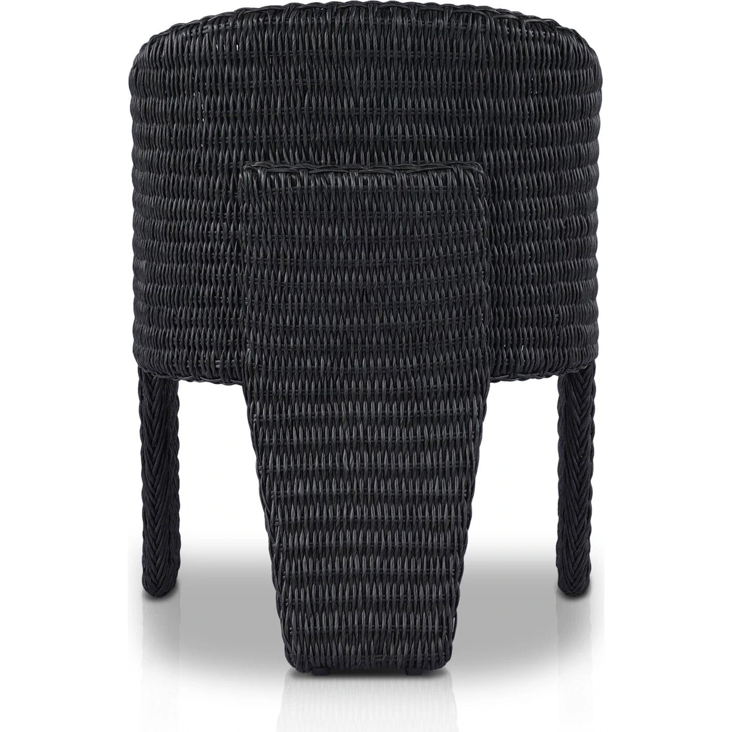 015 SI-2137317 | Additional Silo | Fae Outdoor Dining Chair by Four Hands in stinson white. Made from 100% olefin, 100% polyethylene in a modern style.