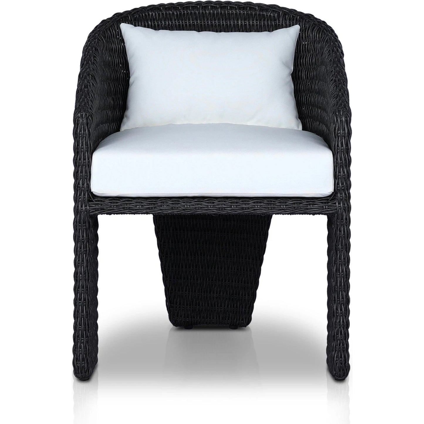 013 SI-2137317 | Additional Silo | Fae Outdoor Dining Chair by Four Hands in stinson white. Made from 100% olefin, 100% polyethylene in a modern style.