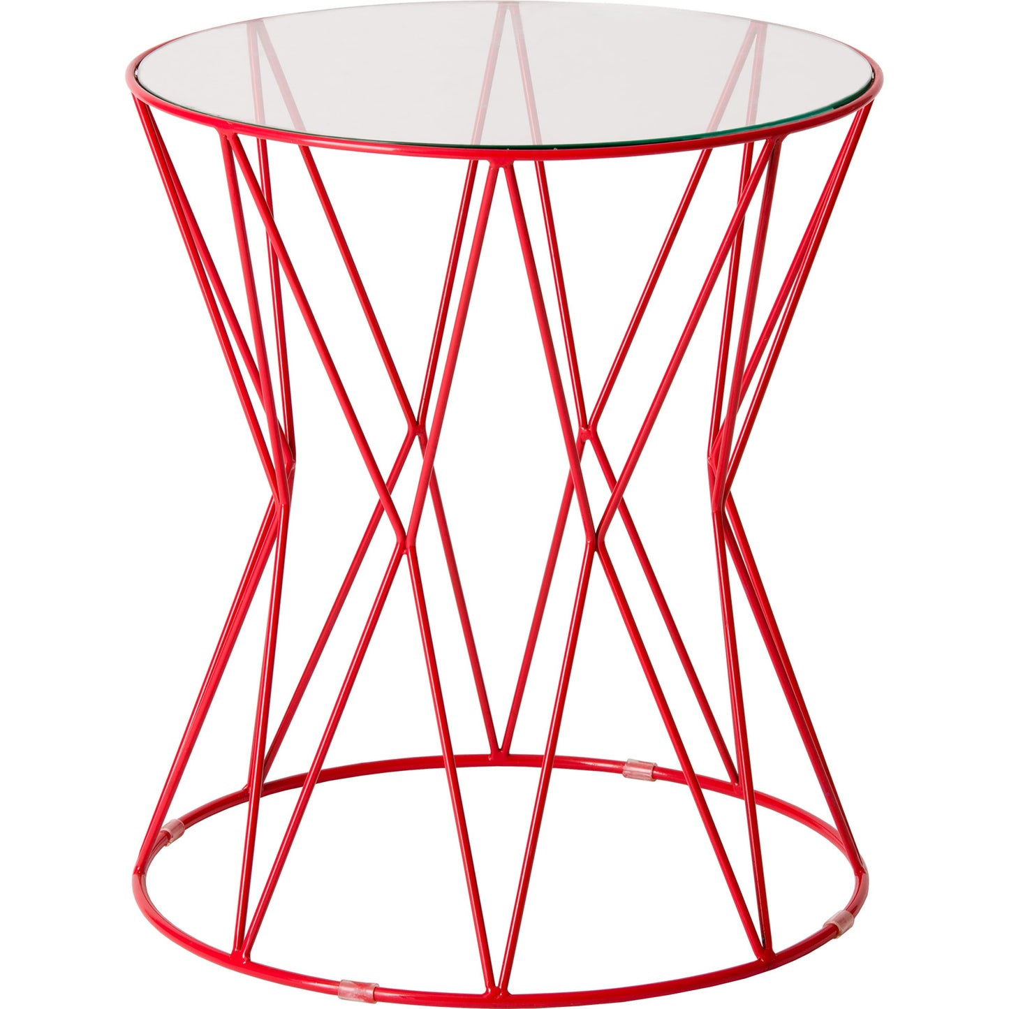 001 S-301038 | Primary Silo | Okedo Metal Table by Emissary in red. Made from unique in a modern style.
