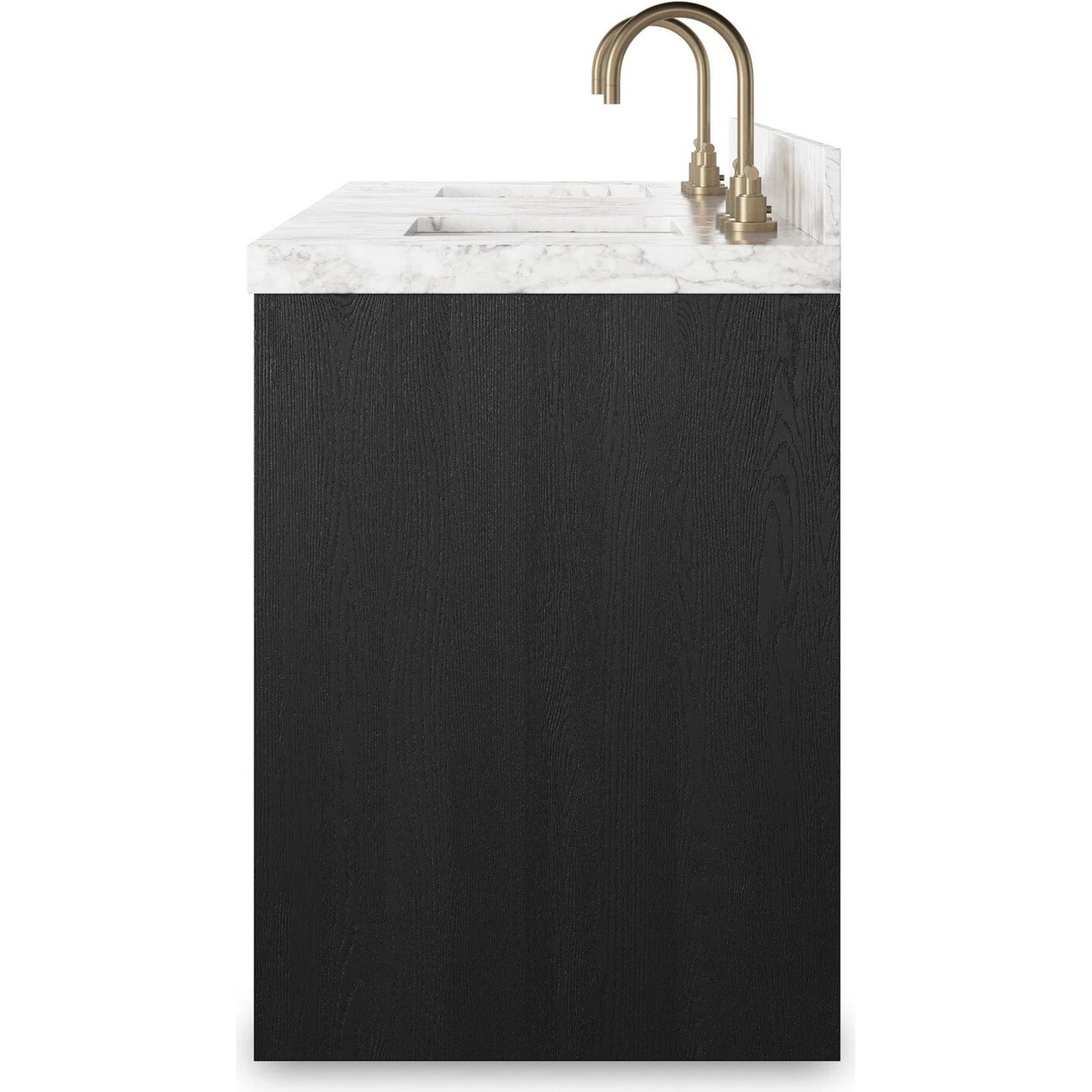 008 SI-2377096 | Additional Silo | Anthem Double Vanity by Four Hands. Made from thick oak veneer, solid marble in a unique style.